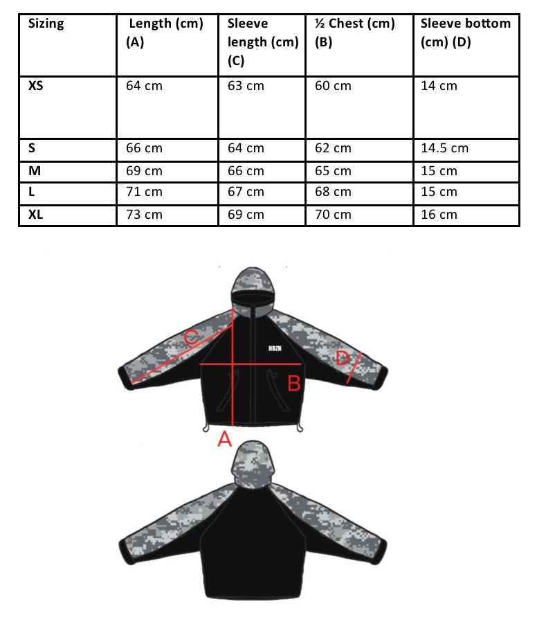 CAMO WATERPROOF SHELL JACKET