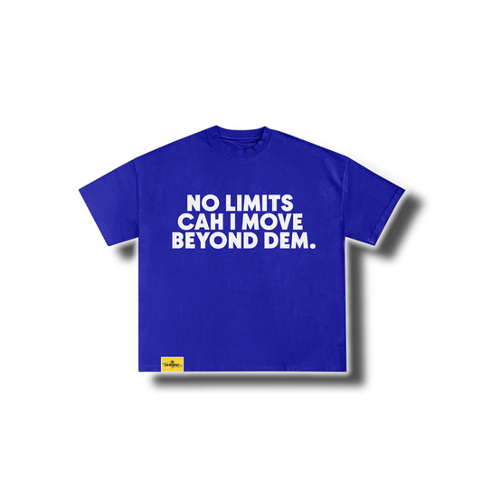 MOTTO TEE OVERSIZED[ ROYAL BLUE ]