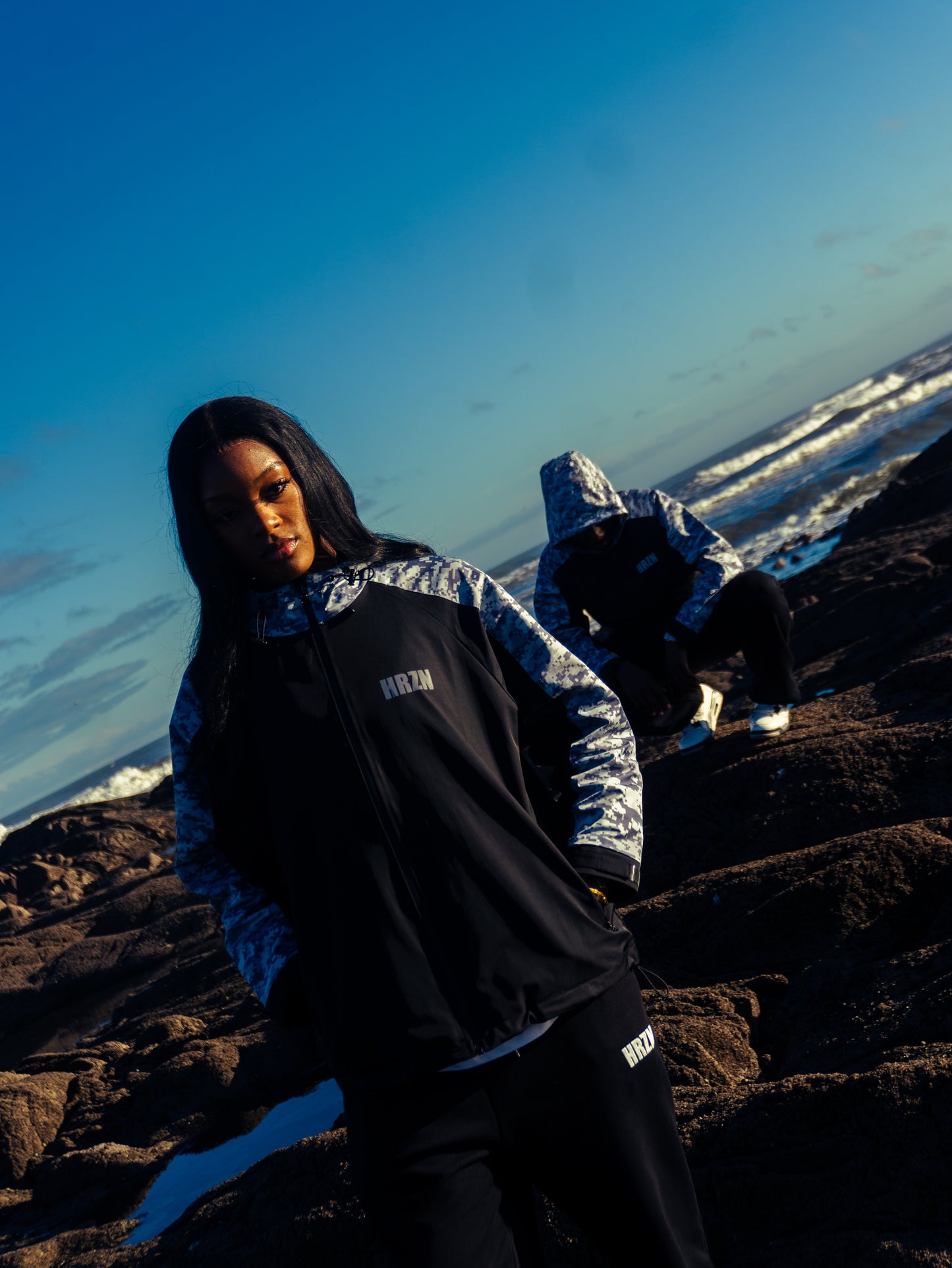 CAMO WATERPROOF SHELL JACKET