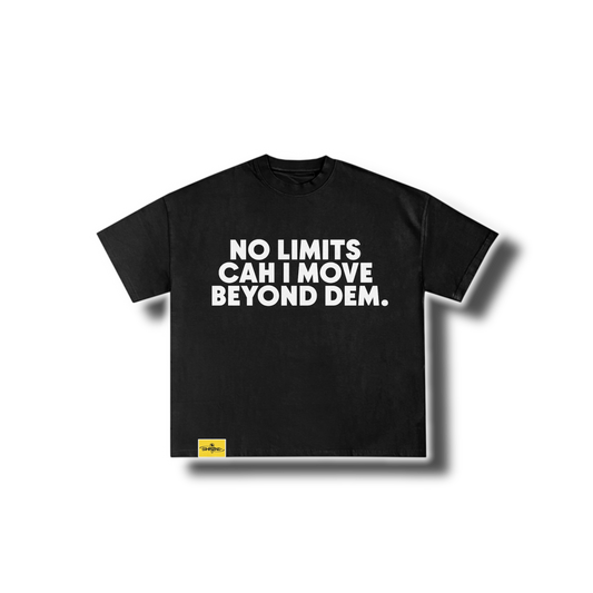 MOTTO TEE OVERSIZED[ BLACK ]