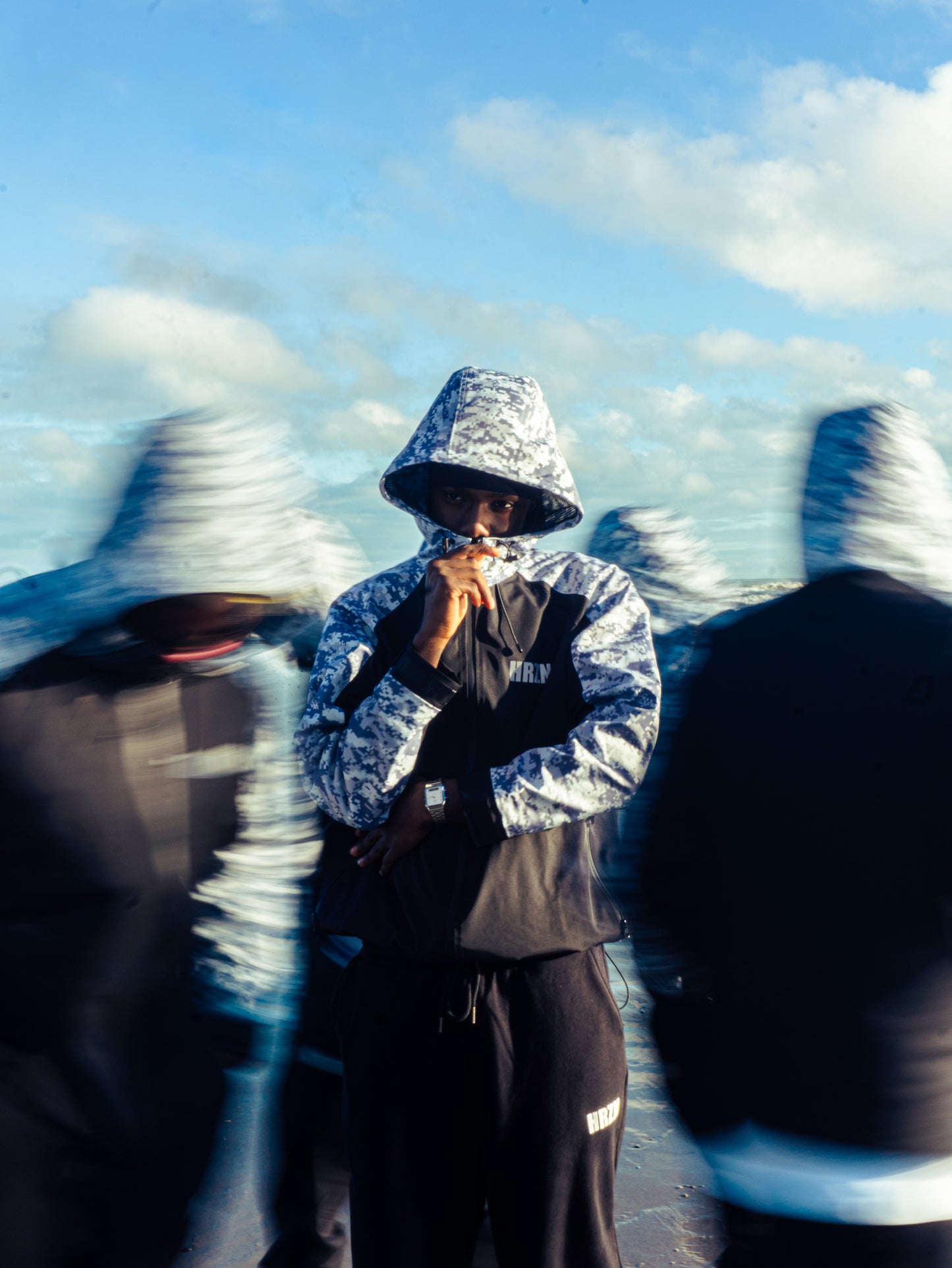 CAMO WATERPROOF SHELL JACKET